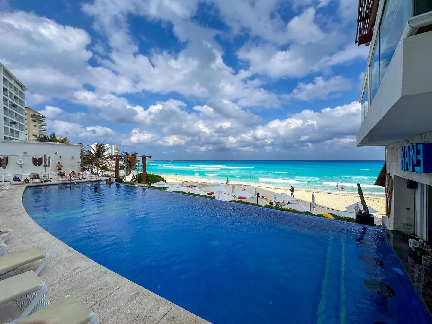 Apt With Balcony, Beach Access & Comfort, Pool カンクン メキシコ