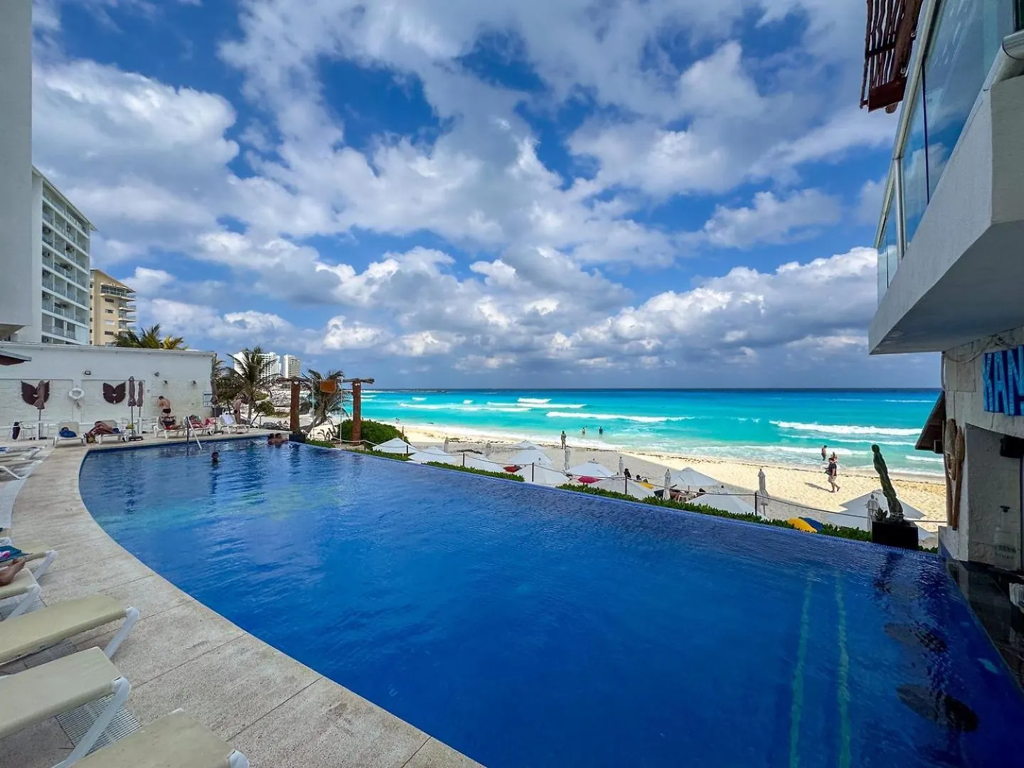 Apt With Balcony, Beach Access & Comfort, Pool カンクン 0*,  メキシコ